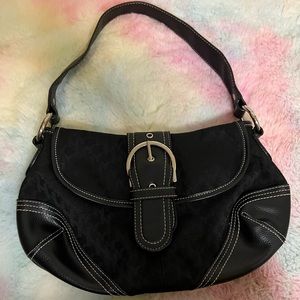 Black shoulder bag